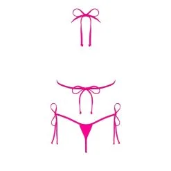 Obsessive Maillot De Bain Micro 2 Pièces Bella Vista Rose -SexToys Soldes obsessive maillot de bain 2 pieces micro bella vista rose 3