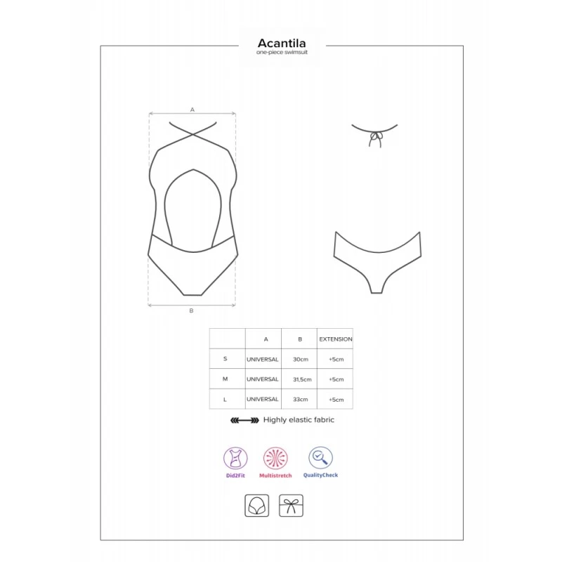 Obsessive Maillot De Bain Acantila Noir 7 Obsessive Maillot De Bain Acantila Noir – Image 5