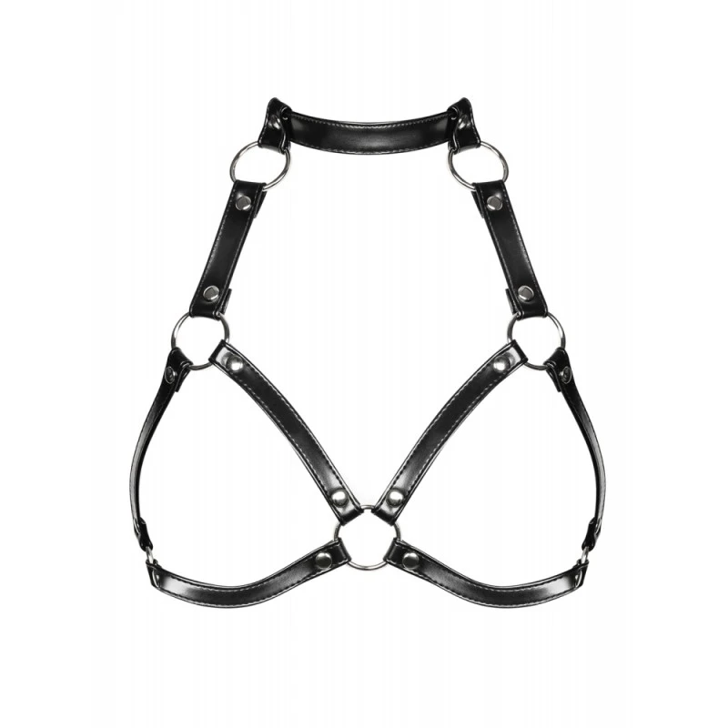 Obsessive Soutien-Gorge Ouvert Harnais A740 Noir 4 Obsessive Soutien-Gorge Ouvert Harnais A740 Noir – Image 2