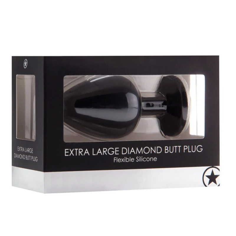 Ouch! Plug Anal Extra Large Diamond Noir 4 Ouch! Plug Anal Extra Large Diamond Noir – Image 2
