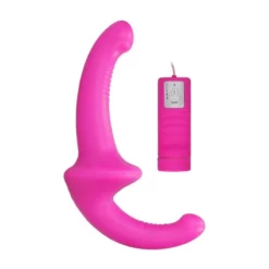 Ouch! Gode Ceinture Vibrant Télécommandé Strapless Strapon Rose
