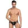 PARIS HOLLYWOOD String Zip & Lanières Noir -SexToys Soldes paris hollywood string zip lanieres noir