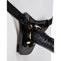 Pipedream Gode Ceinture Designer Strap-On Fetish Fantasy Gold -SexToys Soldes pipedream fetish fantasy gold designer strap on 5
