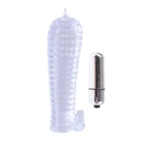 Pipedream Gaine à Pénis Vibrante Classix Transparente -SexToys Soldes pipedream gaine penis vibrante classix transparente