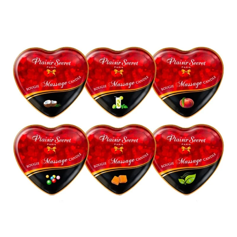 Plaisir Secret Bougie De Massage Mini Coeur 3 Plaisir Secret Bougie De Massage Mini Coeur