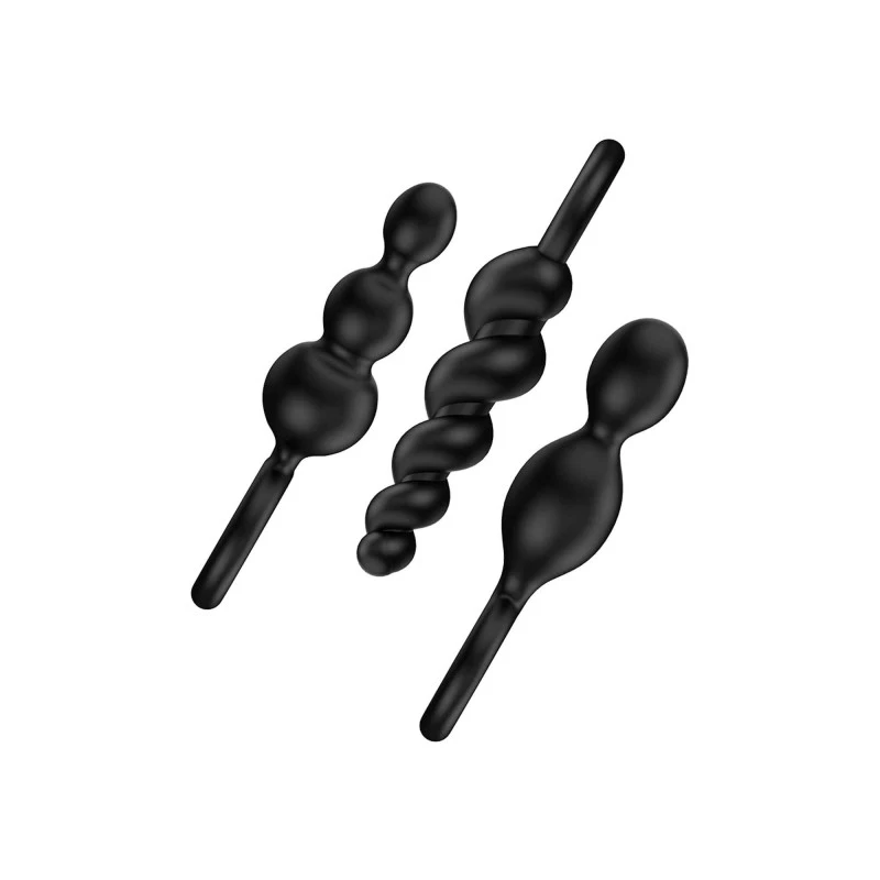 Kit 3 Satisfyer Plugs Anal Booty Call Noir 4 Kit 3 Satisfyer Plugs Anal Booty Call Noir – Image 2