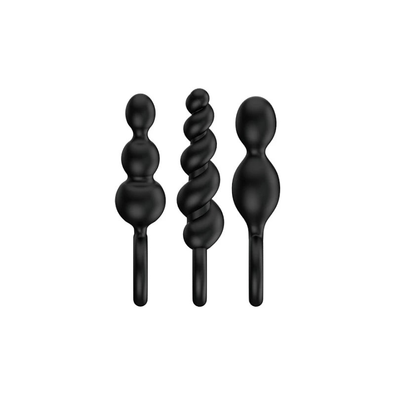 Kit 3 Satisfyer Plugs Anal Booty Call Noir 6 Kit 3 Satisfyer Plugs Anal Booty Call Noir – Image 4