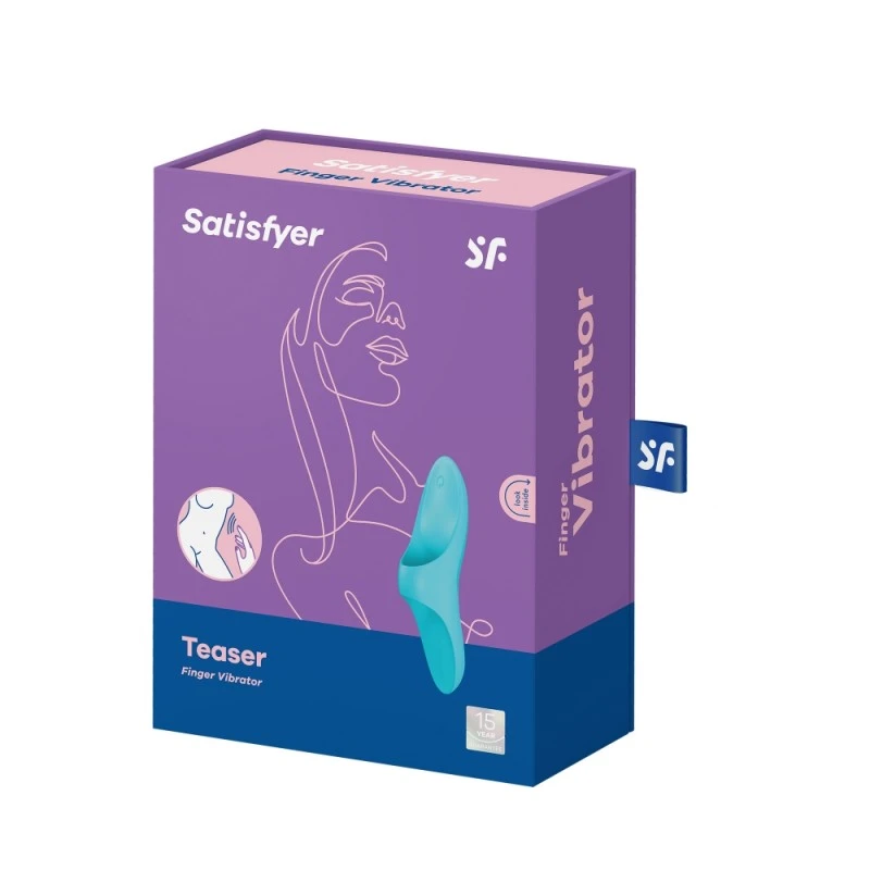 Doigt Vibrant Satisfyer Teaser Bleu 7 Doigt Vibrant Satisfyer Teaser Bleu – Image 5