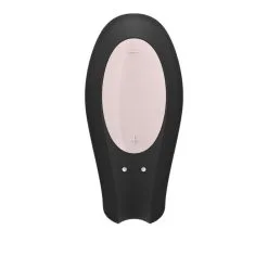 Double Joy Noir Satisfyer Partner Stimulateur Connecté Pour Couple -SexToys Soldes satisfyer partner black double joy 3