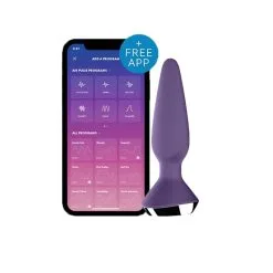 Satisfyer Plugs Satisfyer Plug-ilicious 1 Violet Plug Anal Vibrant Connecté