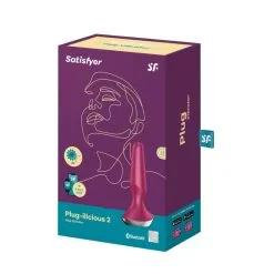 Satisfyer Plugs Satisfyer Plug-ilicious 2 Bordeaux Plug Anal Vibrant Connecté -SexToys Soldes satisfyer plug ilicious 2 bordeaux plug anal vibrant connecte 3