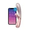 Satisfyer Hot Lover Vibromasseur Rabbit Chauffant Connecté Rose -SexToys Soldes satisfyer vibromasseur rabbit hot lover rose