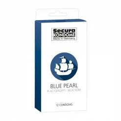 Secura Kondome Préservatifs Blue Pearl Boîte De 12