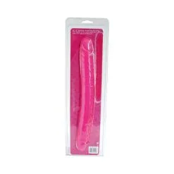Seven Creations Double Dong Pink Clear Soft -SexToys Soldes seven creations double dong pink clear soft 2