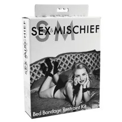 Sex & Mischief Attaches De Lit Bondage Sans Barreaux -SexToys Soldes sex mischief bed bondage restraint kit 4
