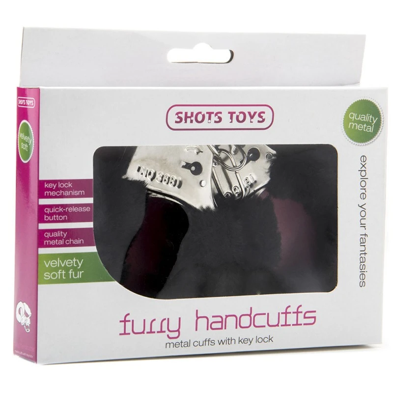 Shots Toys Menottes Fausse Fourrure Classiques 5 Shots Toys Menottes Fausse Fourrure Classiques – Image 3