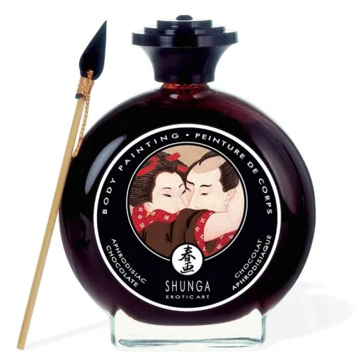 Shunga Peinture Corporelle Chocolat Aphrodisiaque -SexToys Soldes shunga body painting aphrodisiac chocolate