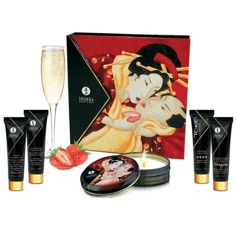 Shunga Kit Secrets De Geisha Vin Pétillant à La Fraise 5 Shunga Kit Secrets De Geisha Vin Pétillant à La Fraise – Image 3