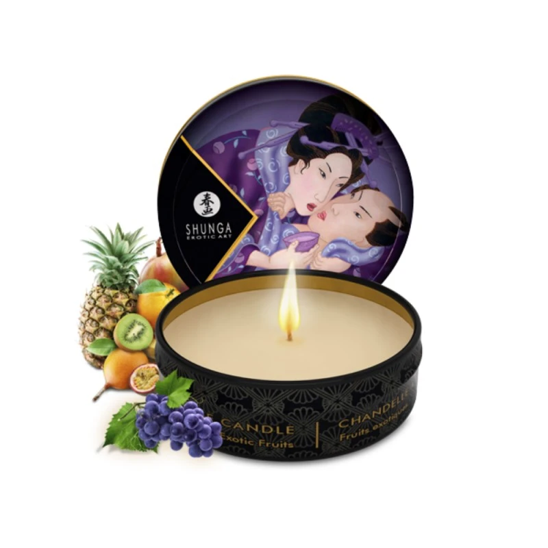 Shunga Mini Chandelle De Massage Fruits Exotiques 3 Shunga Mini Chandelle De Massage Fruits Exotiques