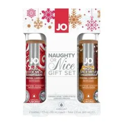 System Jo Pack 2 Lubrifiants Eau H2O Naughty Or Nice