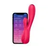 Mono Flex Rouge Satisfyer Vibromasseur Rabbit Connecté -SexToys Soldes vibromasseur rabbit satisfyer mono flex rouge