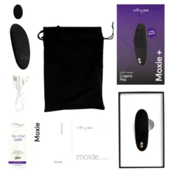 We-Vibe Moxie+ Noir Culotte Vibrante Connectée -SexToys Soldes we vibe moxie plus culotte vibrante noir 5