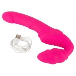 You 2 Toys Gode Ceinture Vibrant Strapless Strap-On Double Teaser -SexToys Soldes you2toys strapless strap on vibrant 4